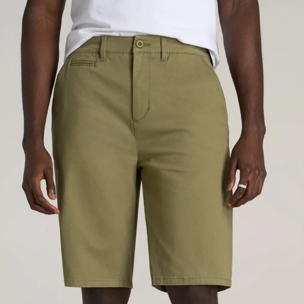 American Tall Chino Fatigue Green Men's Shorts